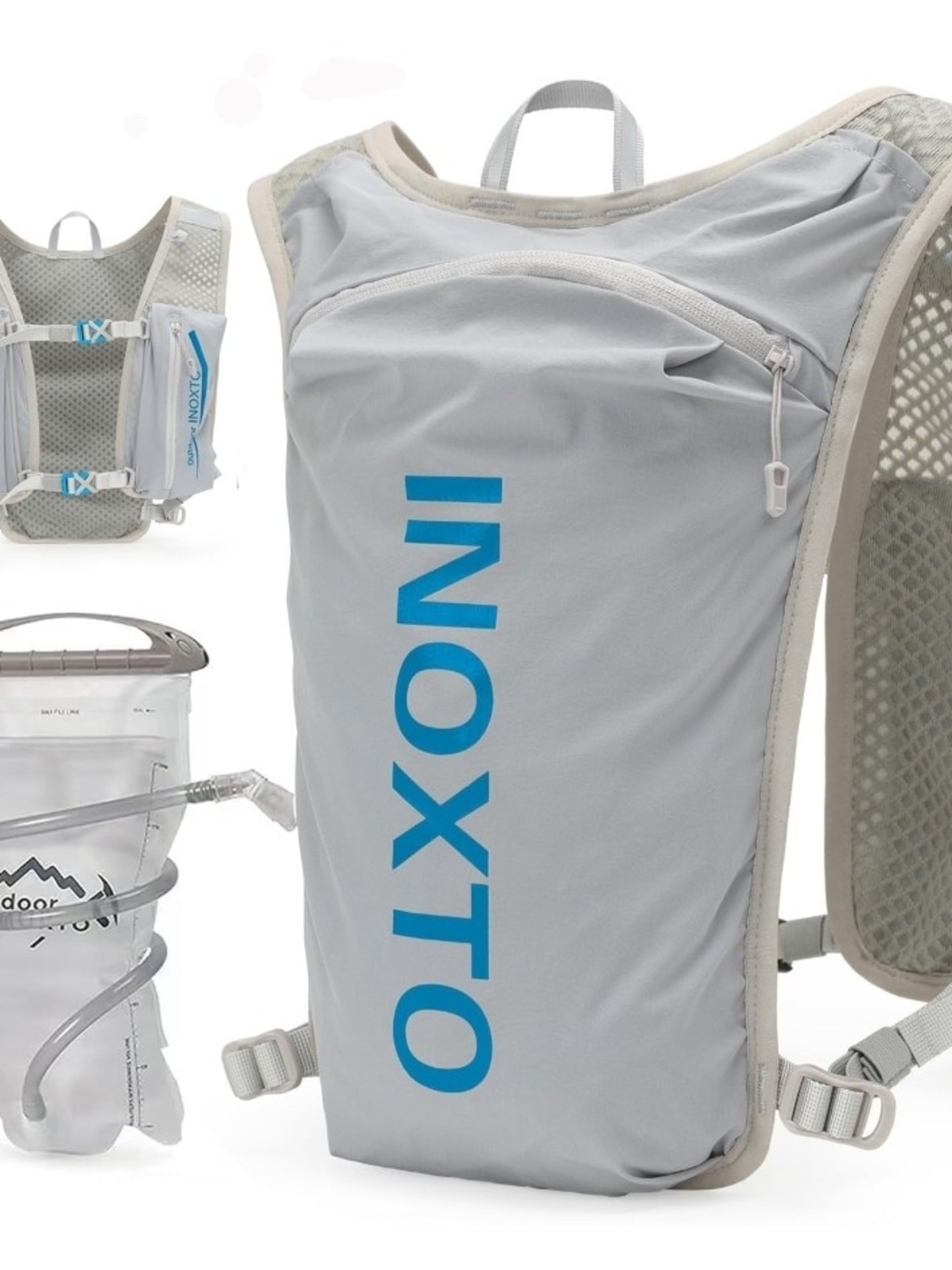 INOXTO Running Hydration Vest Backpack,Lightweight Insulated Pack with 1.5L
